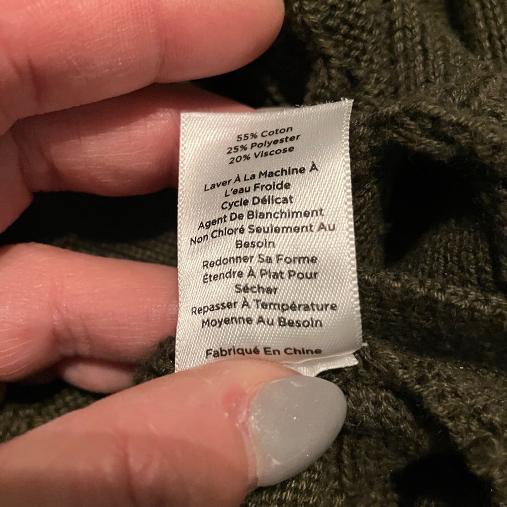 ⚡️✨Host Pick! Cool & Casual Posh Party! Talbots Cowl Neck Poncho Sweater - Picture 8 of 8